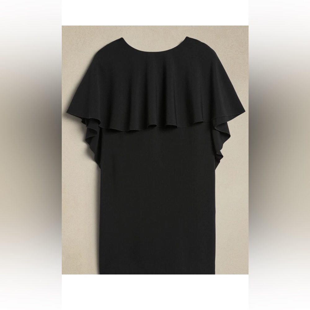 NWT banana republic forte mini ruffle dress. - Picture 4 of 9